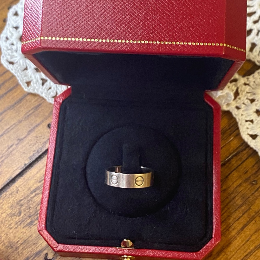 White Gold Cartier Love Ring